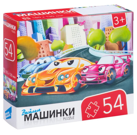 Пазлы "54 Машинки"
