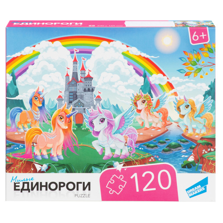Пазлы "120 Единороги"