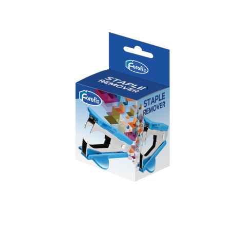 Антистеплер (скобоудалитель) с металл. механ., пластиковый ассорти Forofis