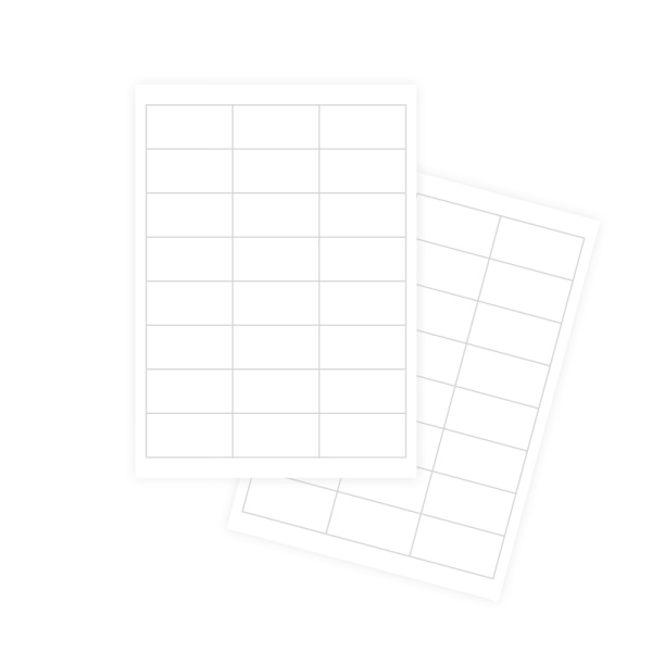 Наклейки А4, 64.6*33.8 мм 100 л/уп.,белая (24 шт. на листе) FOROFIS