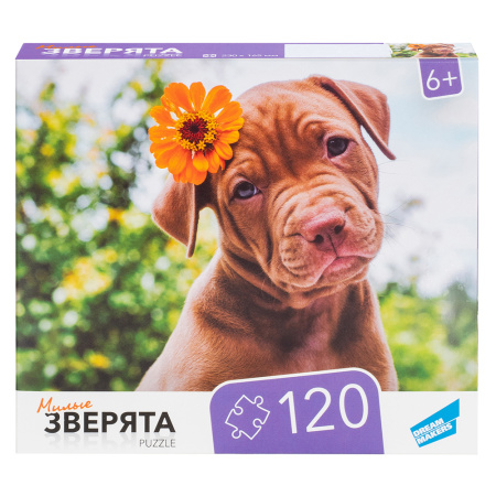 Пазлы "120 Зверята"