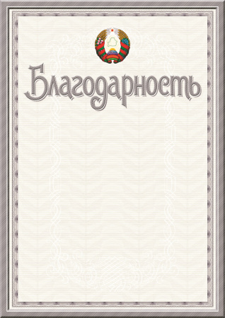 Благодарность, ф-т А4, С48